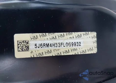 2015 Honda Cr-V Lx from USA, damaged, VIN 5J6RM4H33FL069932